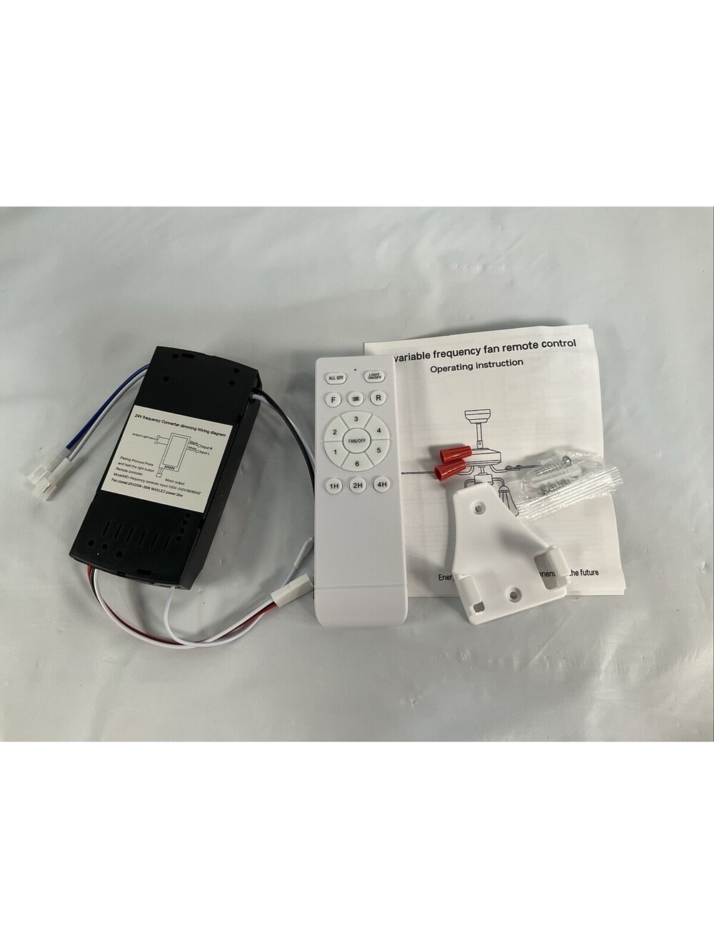 Universal Ceiling Fan Remote Control Kit Replacement, 6-Speed & Timing, Remote - Picture 3 of 7